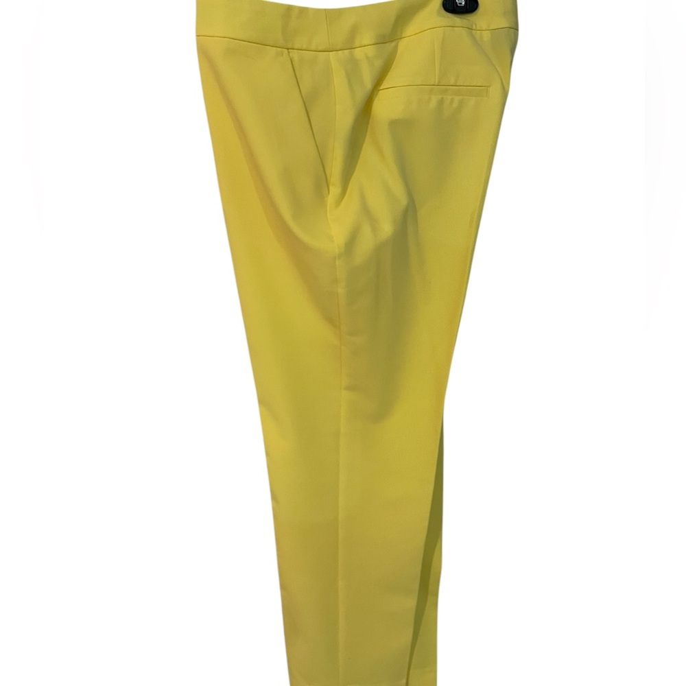 EIC Worthington Yellow Trousers with Flat-Front Design
